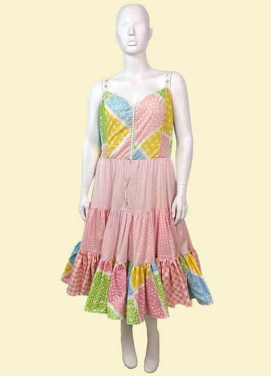 Picnic Sundress w/ Tiered Skirt (Size 2X)