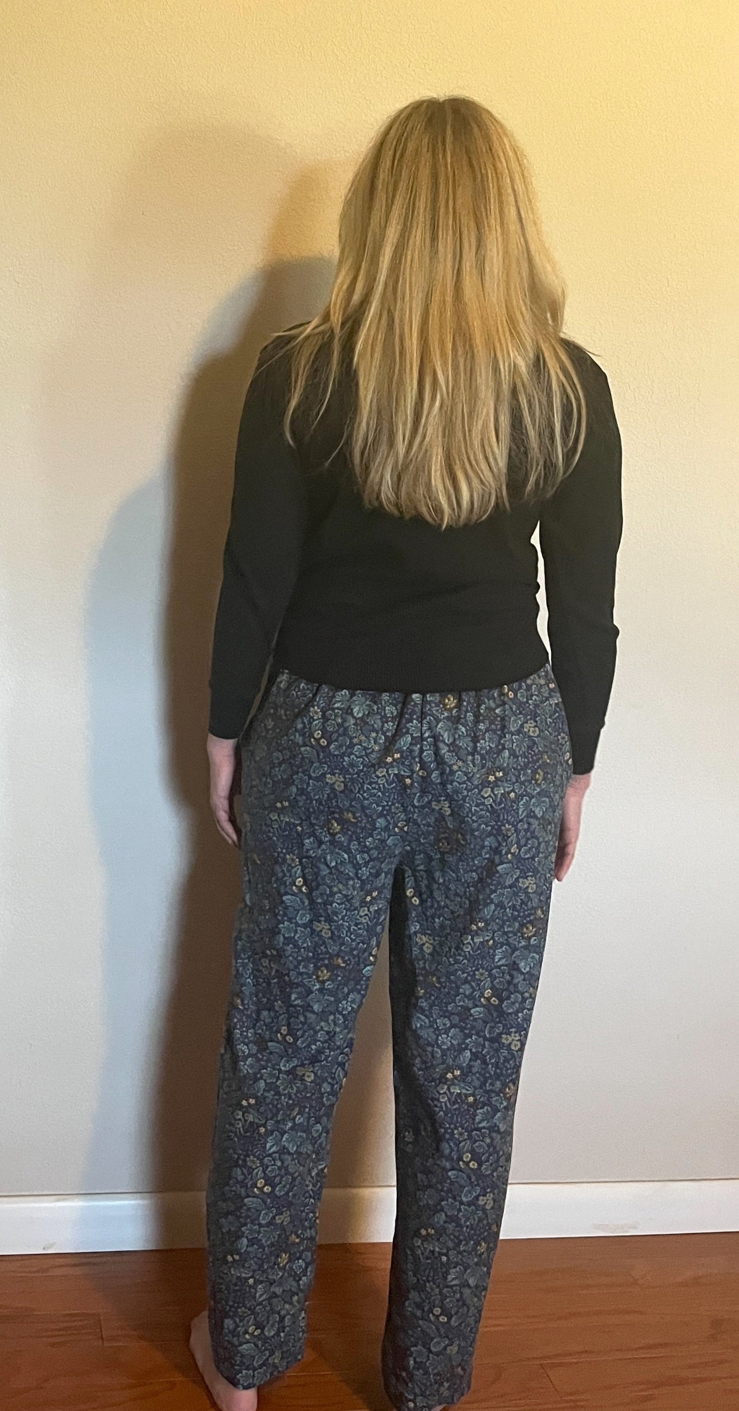 Vintage 1990's "Laura Ashley" Teal Floral Pants