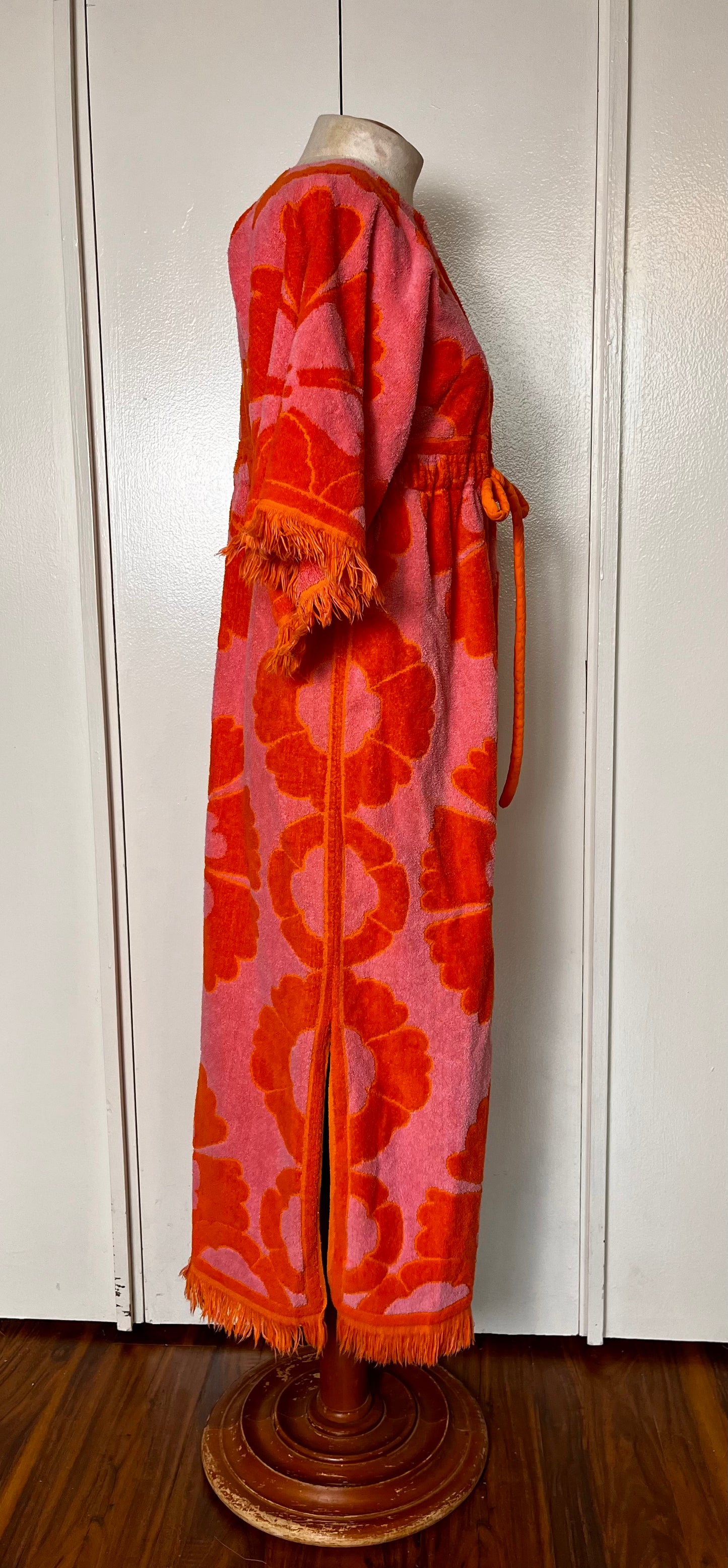 Vintage 1960's "Stevens Utica" Caftan Towel Dress