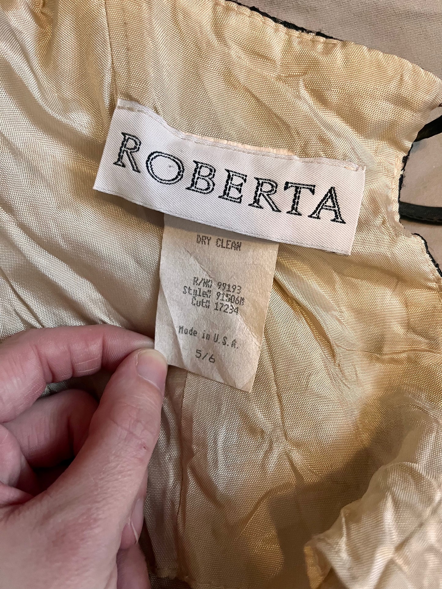 Vintage 1990's "Roberta" Black Lace One Shoulder Maxi Dress (Flawed)