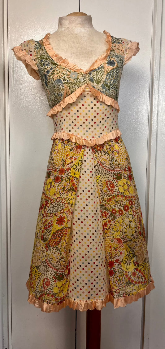 Vintage 2003 "Moschino Cheap & Chic" Silk Dress