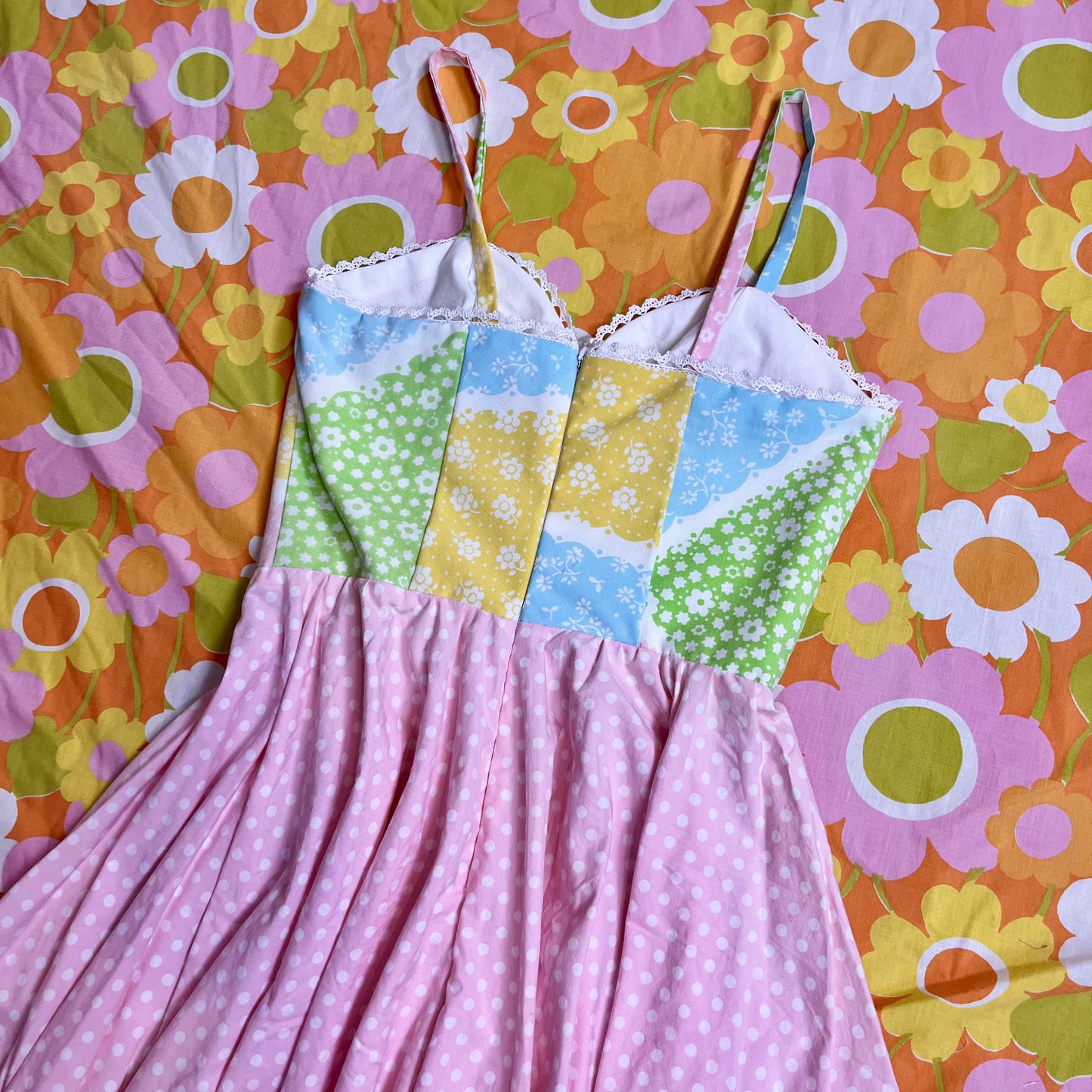 Picnic Sundress w/ Circle Skirt (Size XS)