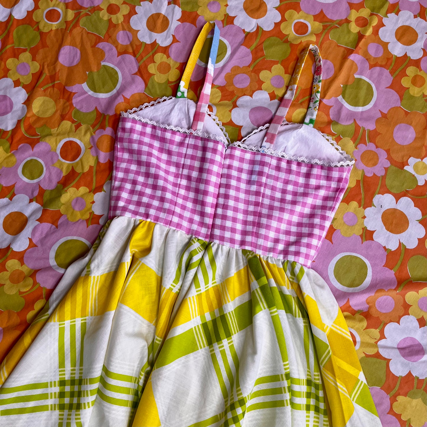 Picnic Sundress w/ Circle Skirt (Size S)