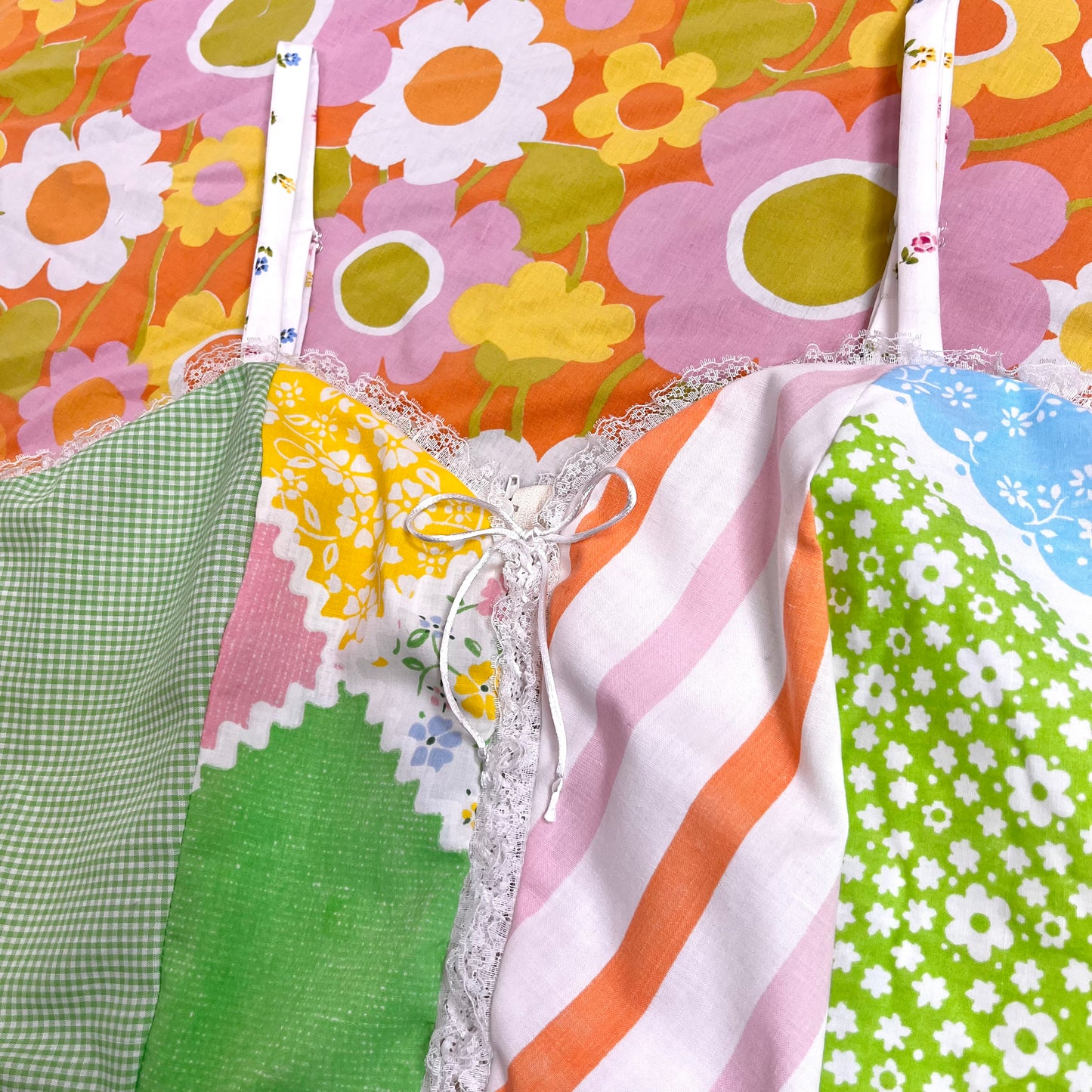 "Patchwork Picnic" Corset Top (Size L)