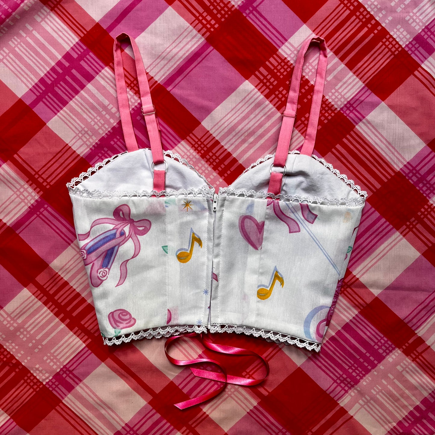 “Nostalgia” Corset Top in Dollhouse Pink
