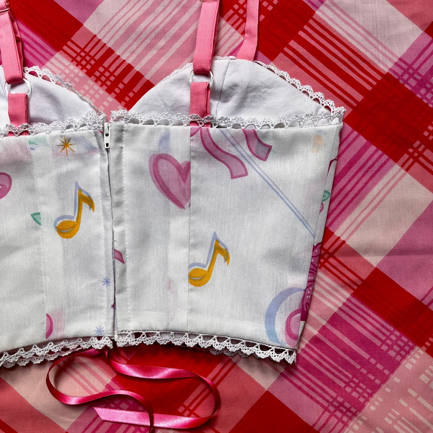 “Nostalgia” Corset Top in Dollhouse Pink