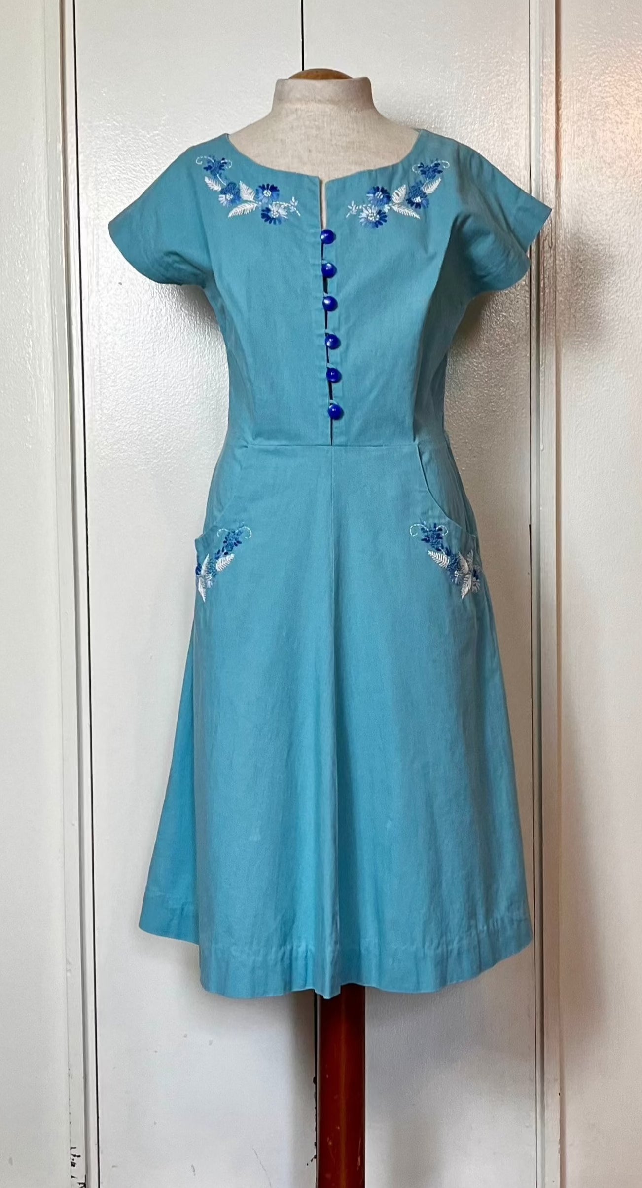 Vintage button front shop dress