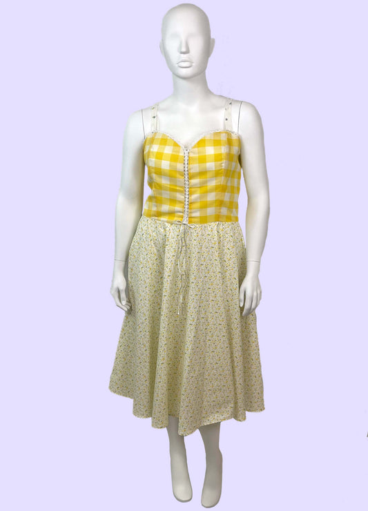 Picnic Sundress w/ Circle Skirt (Size XXL)