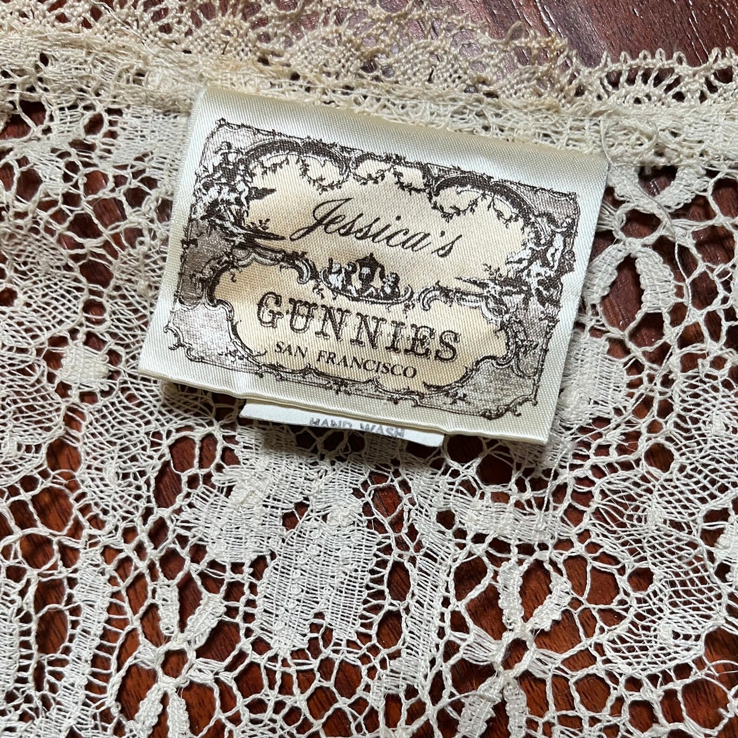 Vintage 1970’s "Gunne Sax by Jessica McClintock" Crochet Lace Shrug