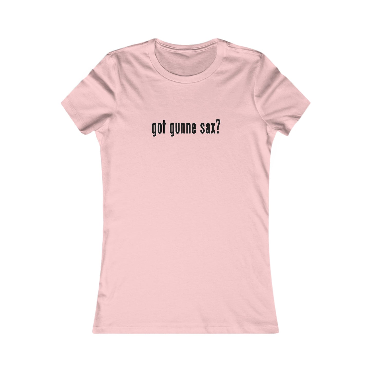 "got gunne sax?" Pop Art Fitted Tee