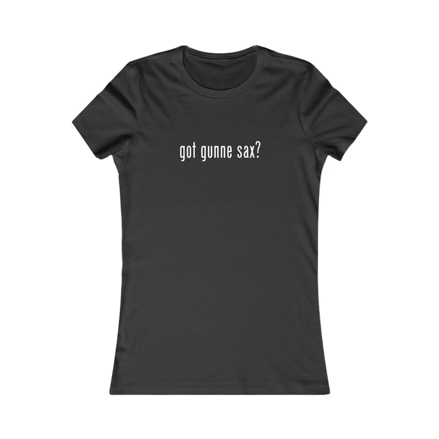 "got gunne sax?" Pop Art Fitted Tee