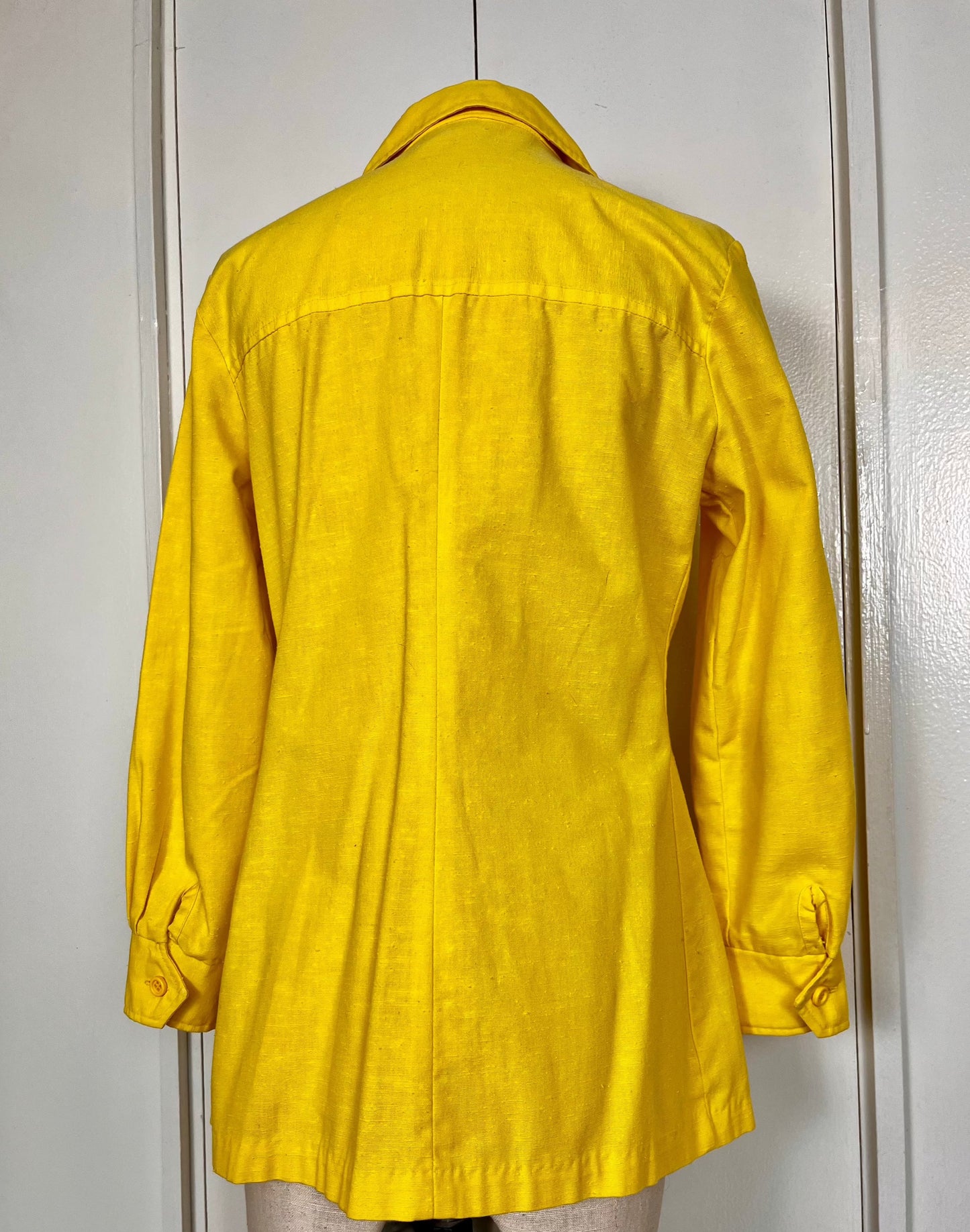 Vintage 1970's "Gordon of Philadelphia" Yellow Dagger Collar Shirt