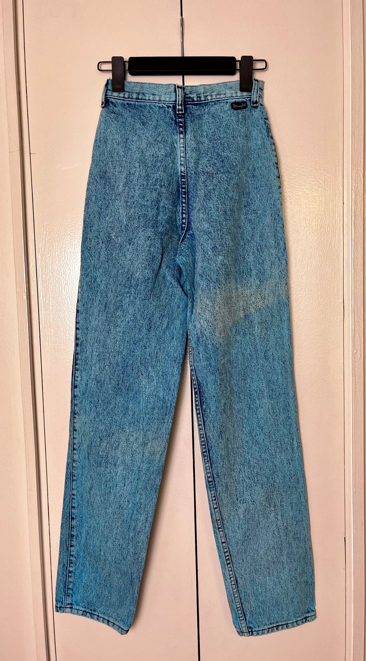 Vintage 1980's " Wrangler" Blue Acid Wash Jeans