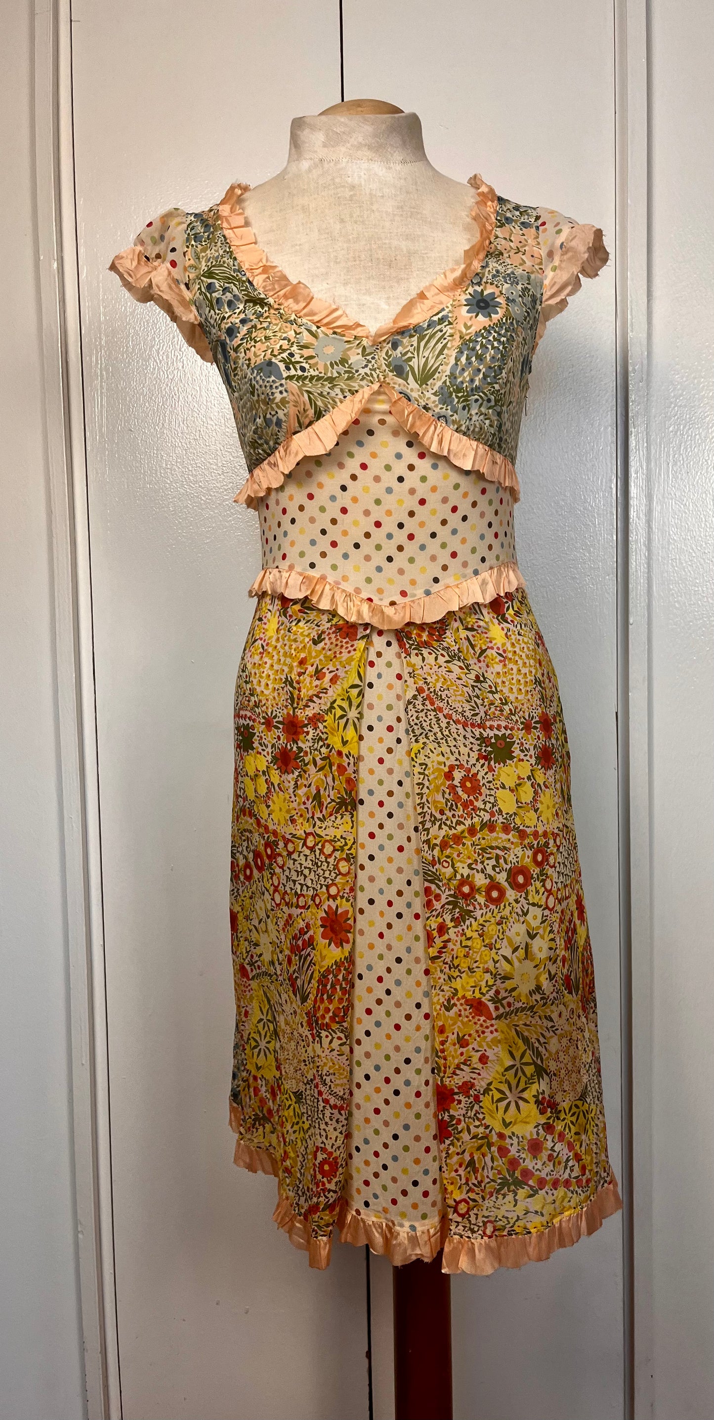 Vintage 2003 "Moschino Cheap & Chic" Silk Dress