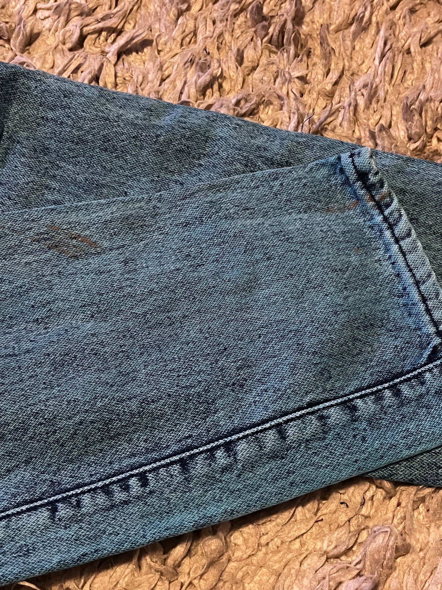 Vintage 1980's " Wrangler" Blue Acid Wash Jeans