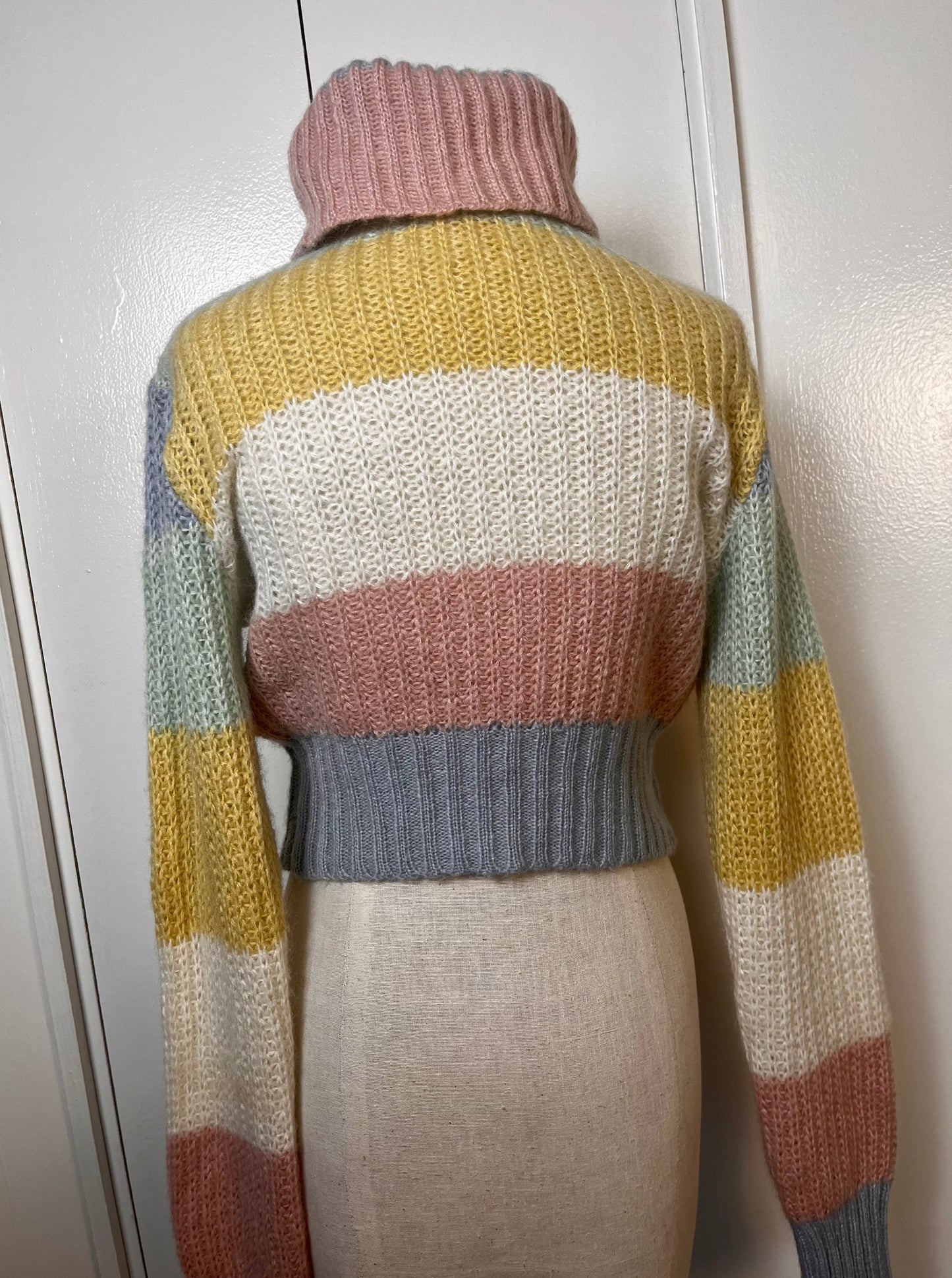 Vintage "Moschino Jeans" Pastel Rainbow Sweater