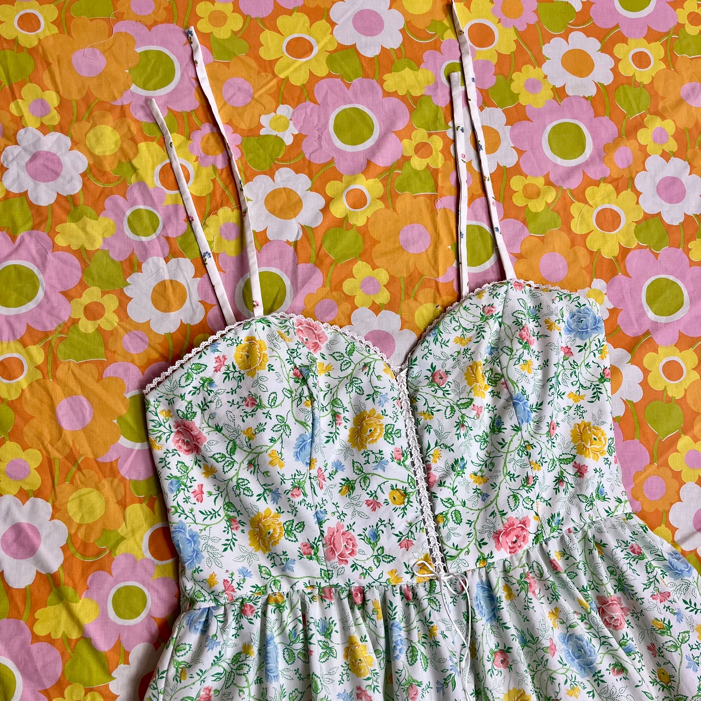 Picnic Sundress w/ Tiered Skirt (Size 2X)