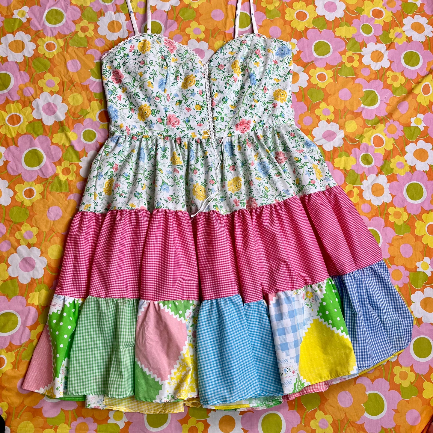 Picnic Sundress w/ Tiered Skirt (Size 2X)