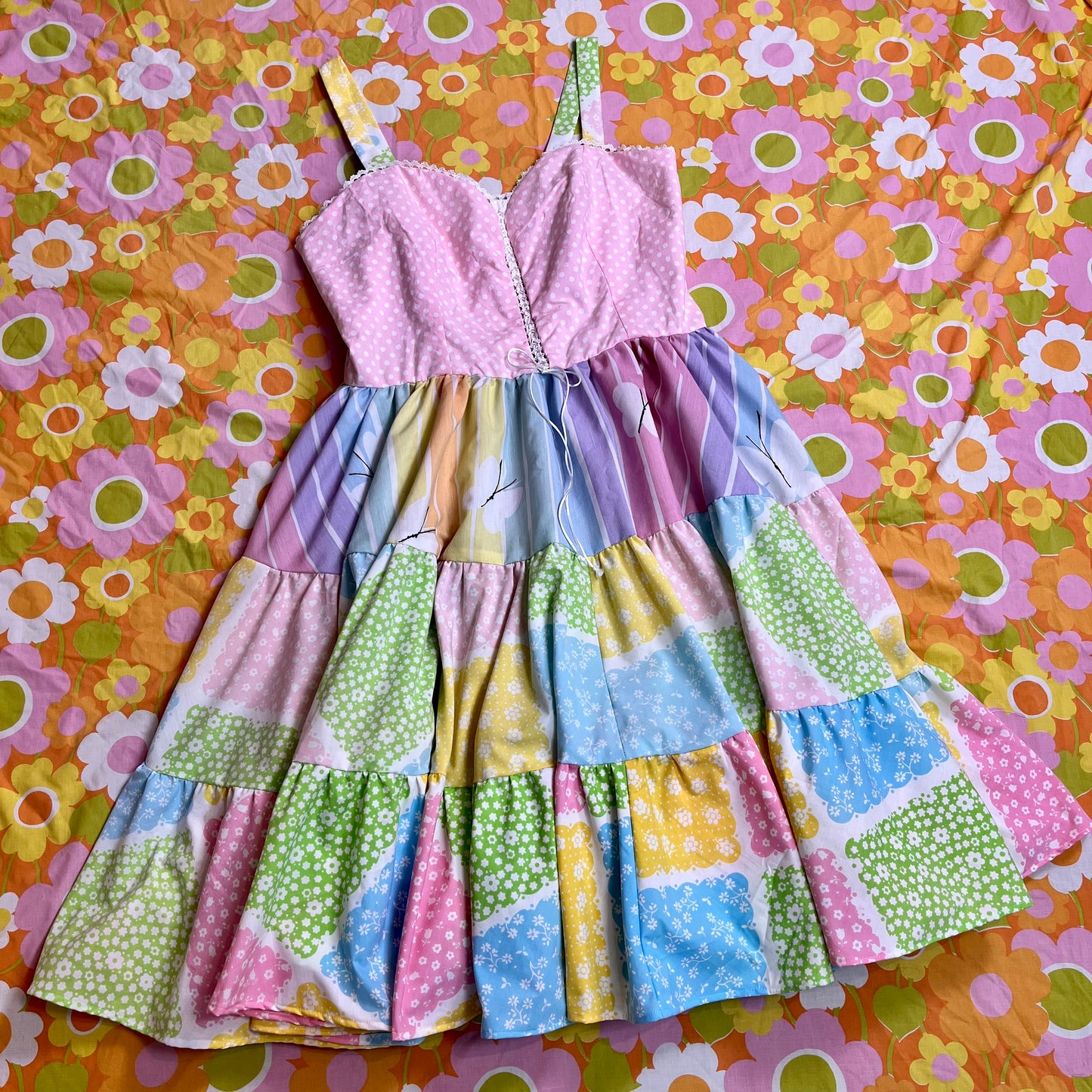 Picnic Sundress w/ Tiered Skirt (Size XXL)