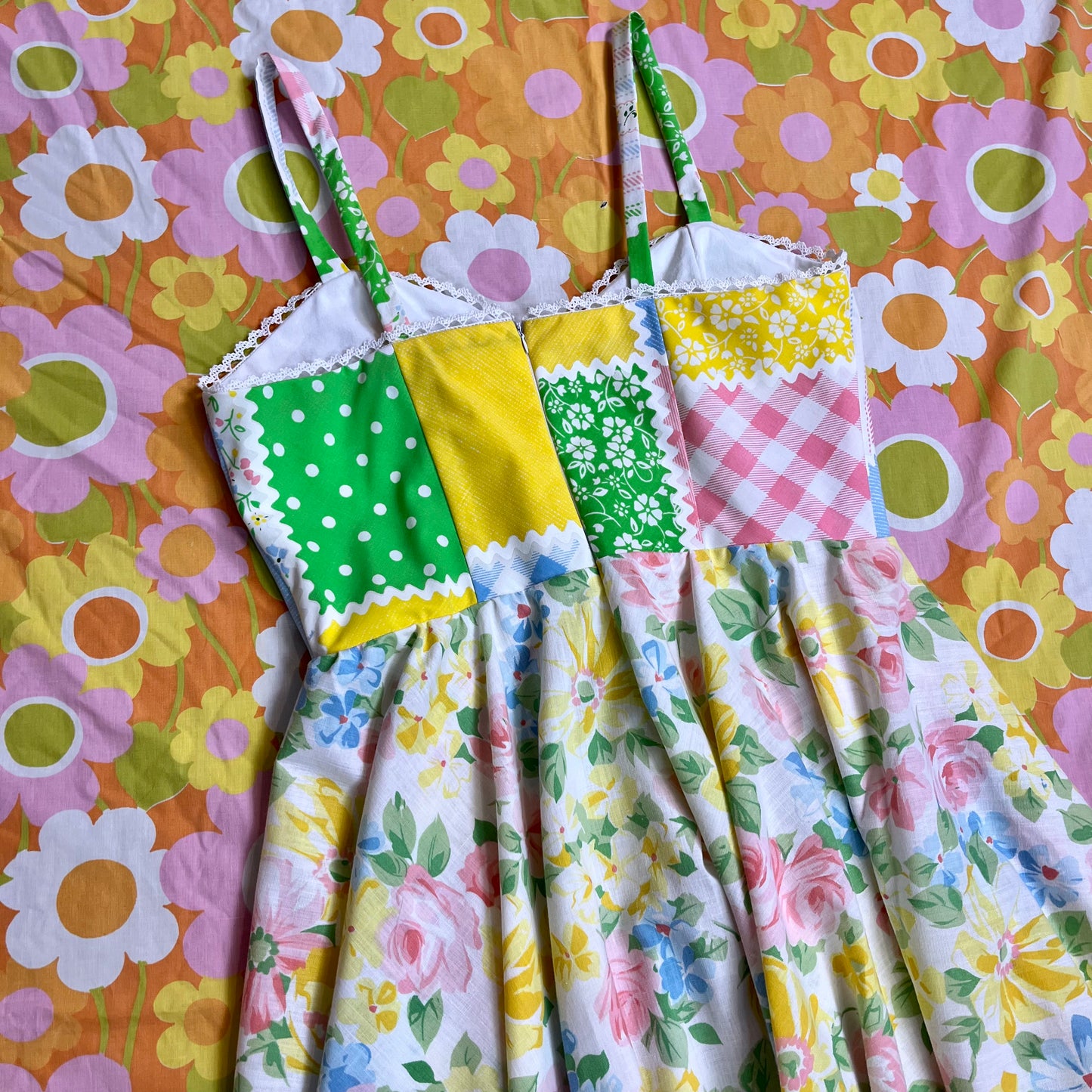 Picnic Sundress w/ Circle Skirt (Size M)