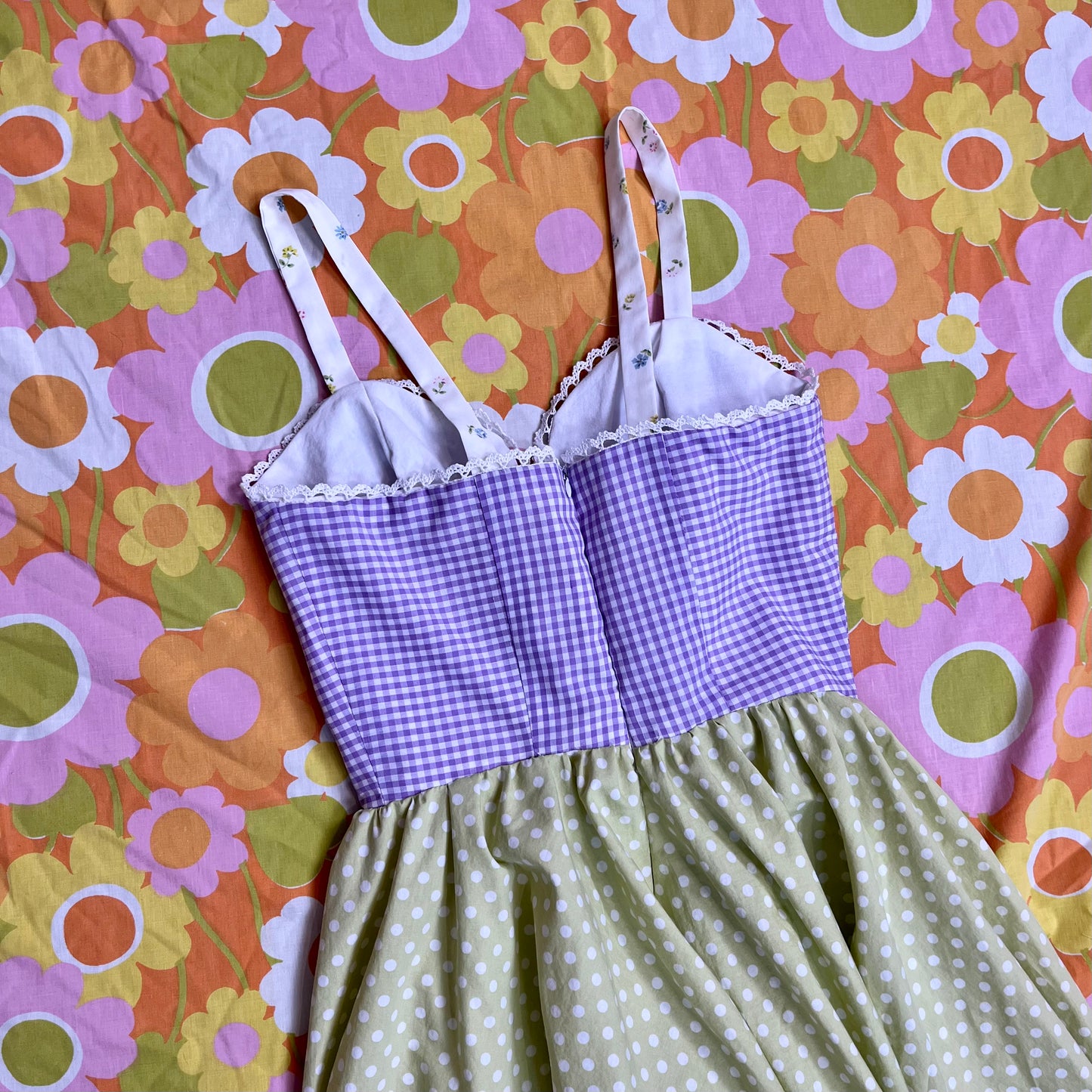 Picnic Sundress w/ Circle Skirt (Size XXS)