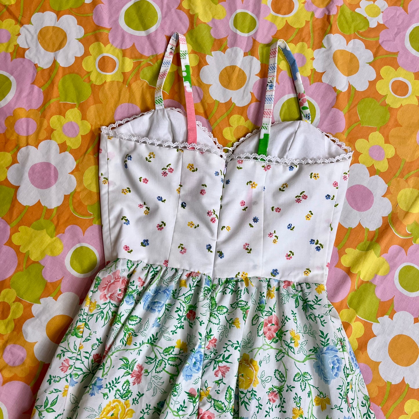 Picnic Sundress w/ Tiered Skirt (Size XXS)