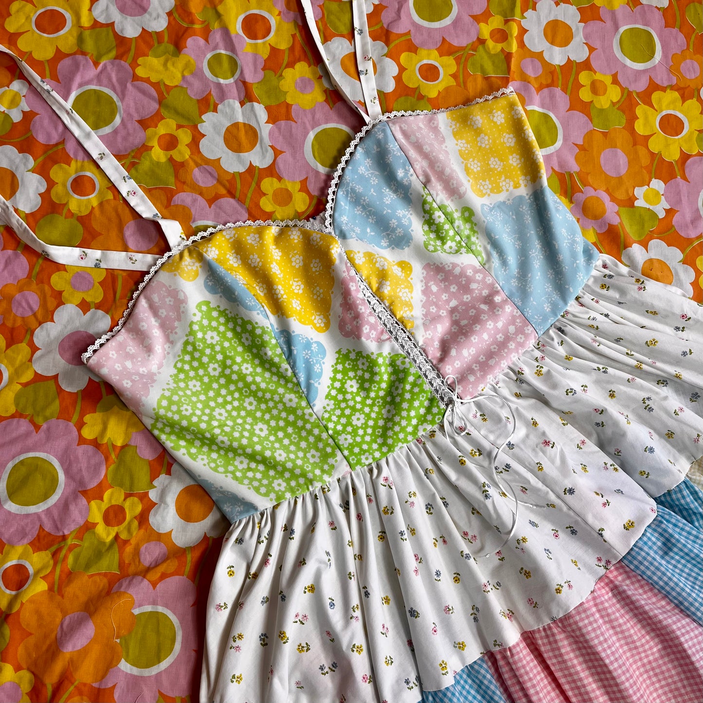 Picnic Sundress w/ Tiered Skirt (Size 3X)