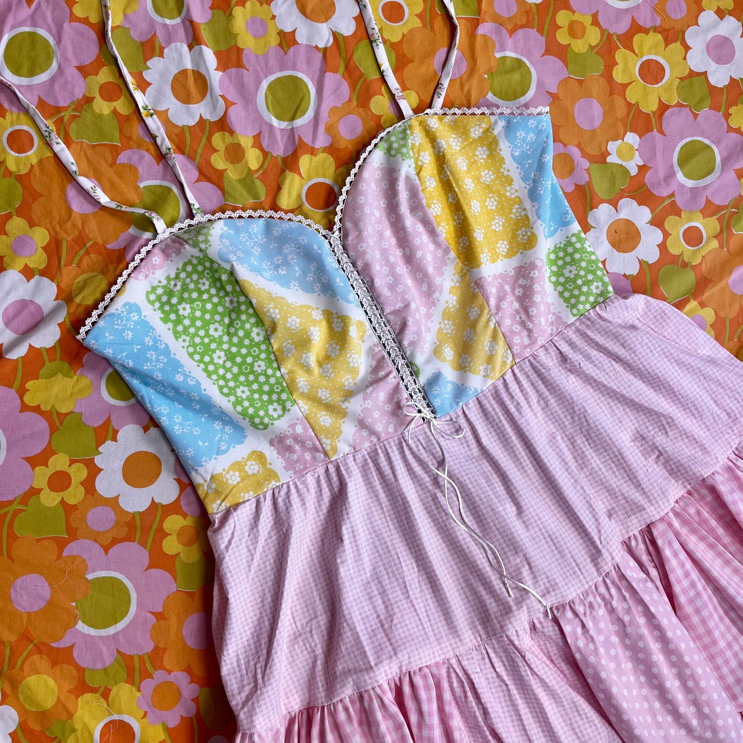 Picnic Sundress w/ Tiered Skirt (Size 2X)