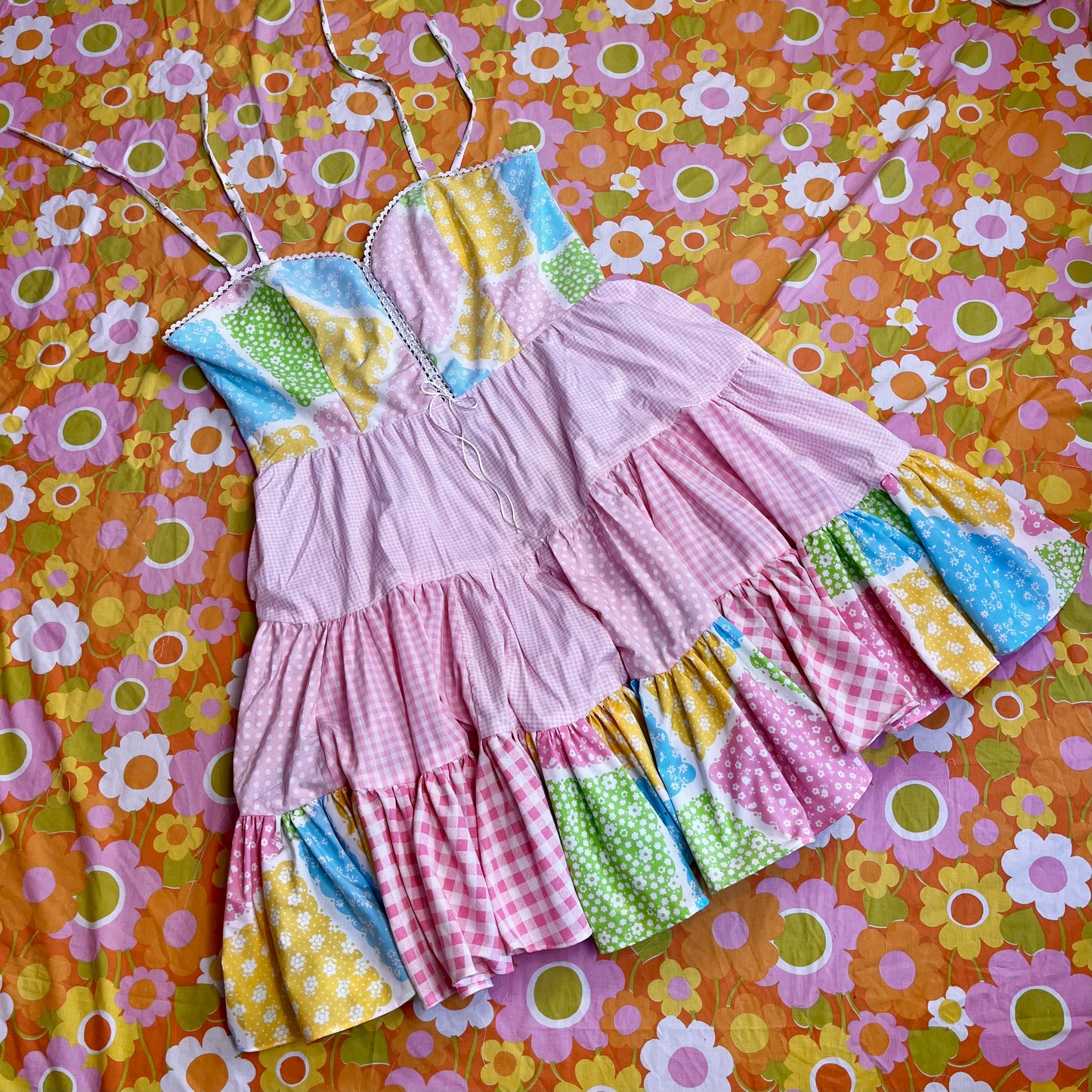 Picnic Sundress w/ Tiered Skirt (Size 2X)