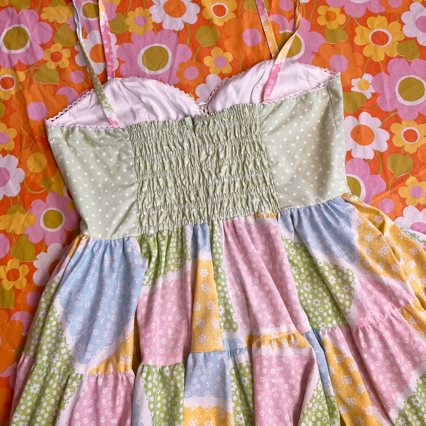 Picnic Sundress w/ Tiered Skirt (Size 1X)