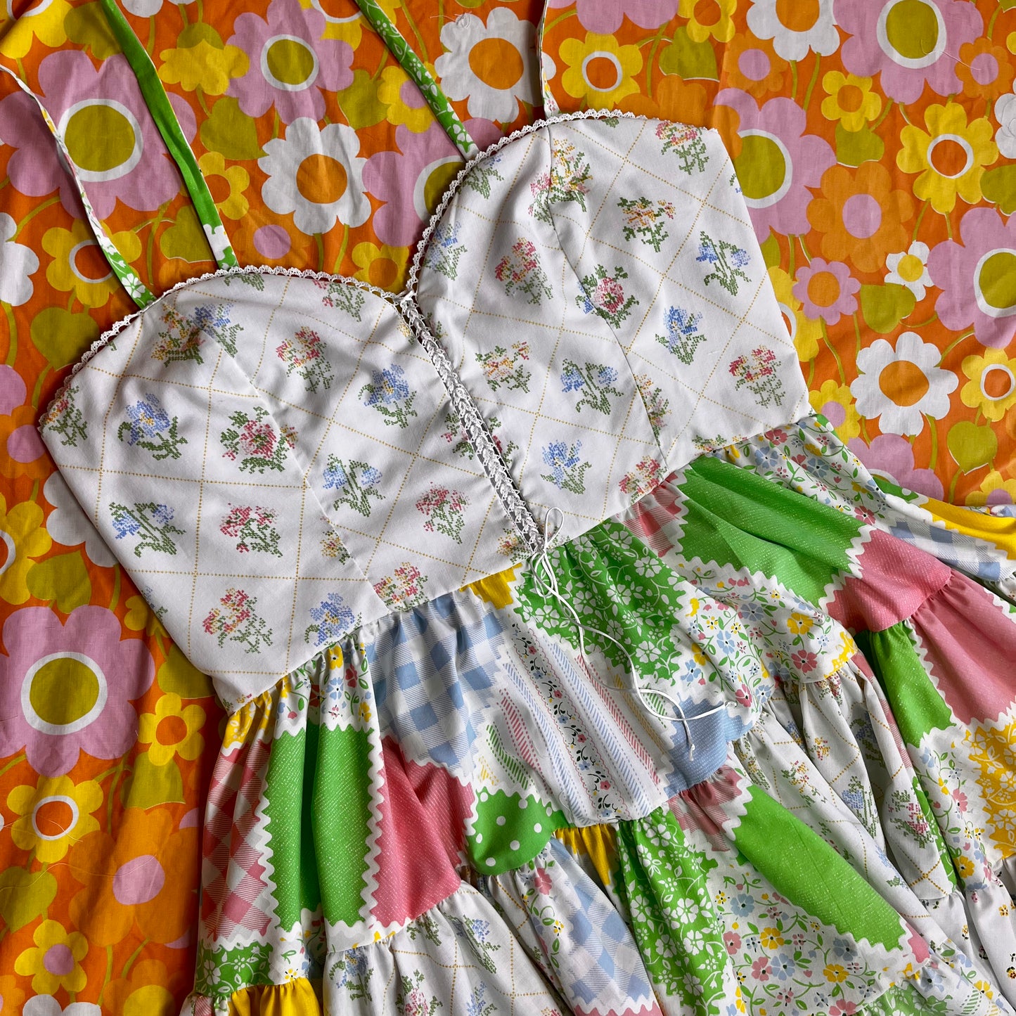 Picnic Sundress w/ Tiered Skirt (Size 3X)