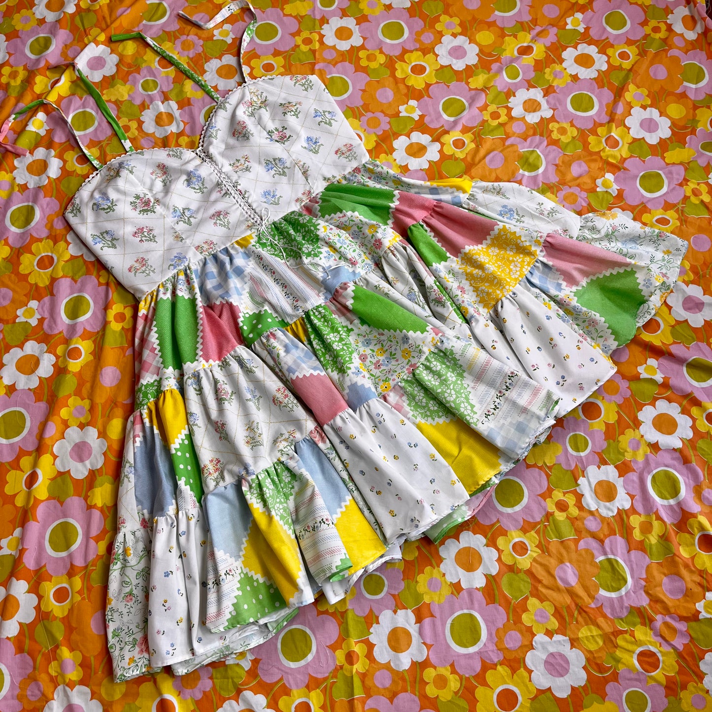 Picnic Sundress w/ Tiered Skirt (Size 3X)