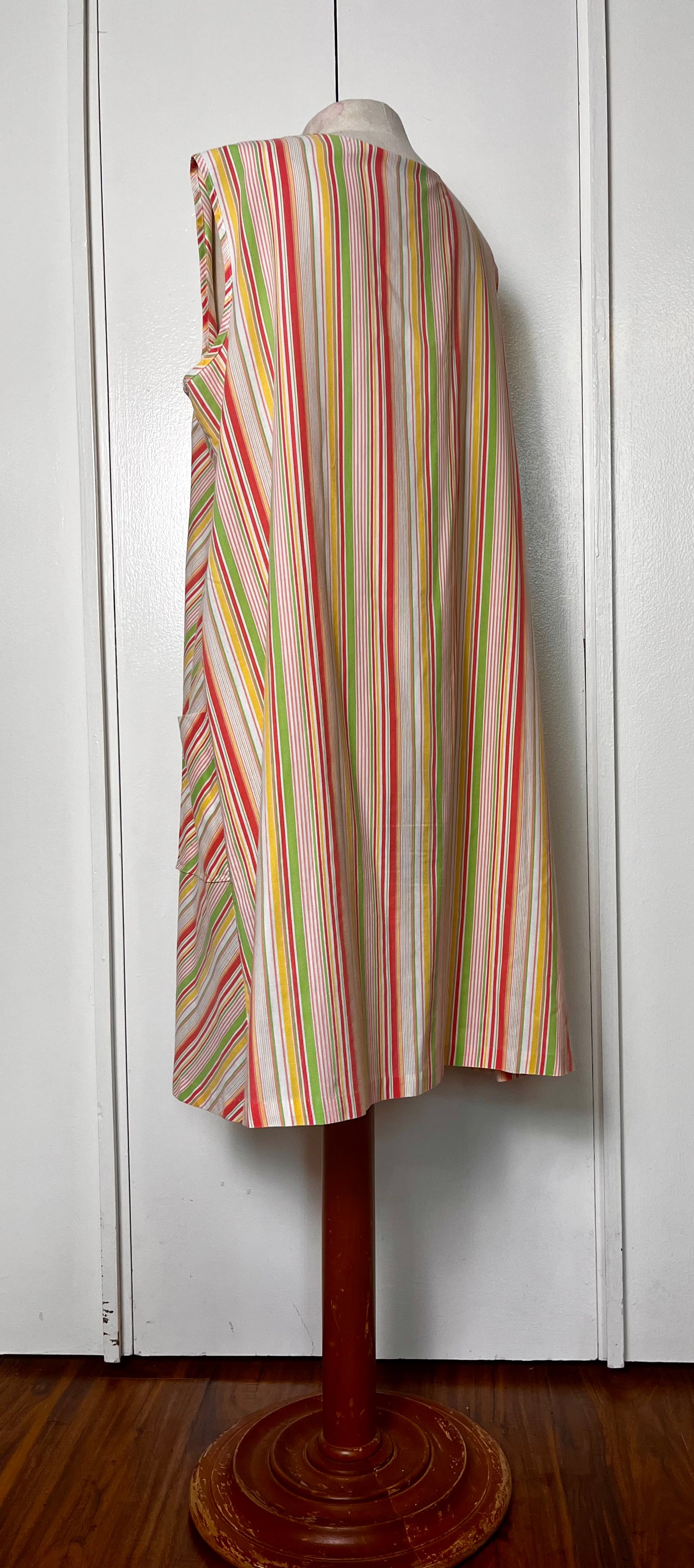 Vintage 1970's "Sears" Striped Zip-Up Dress