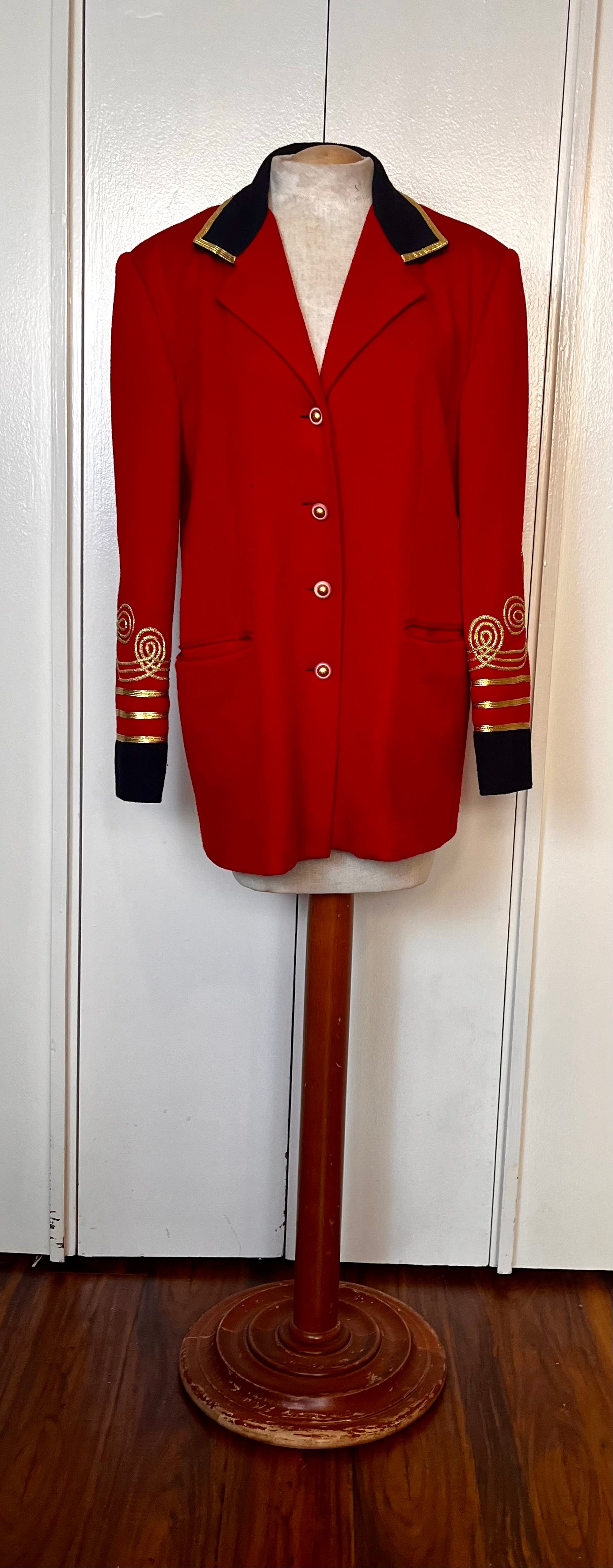 Vintage "Focus 2000 by Charles Uluech" Red Master of Ceremonies Jacket