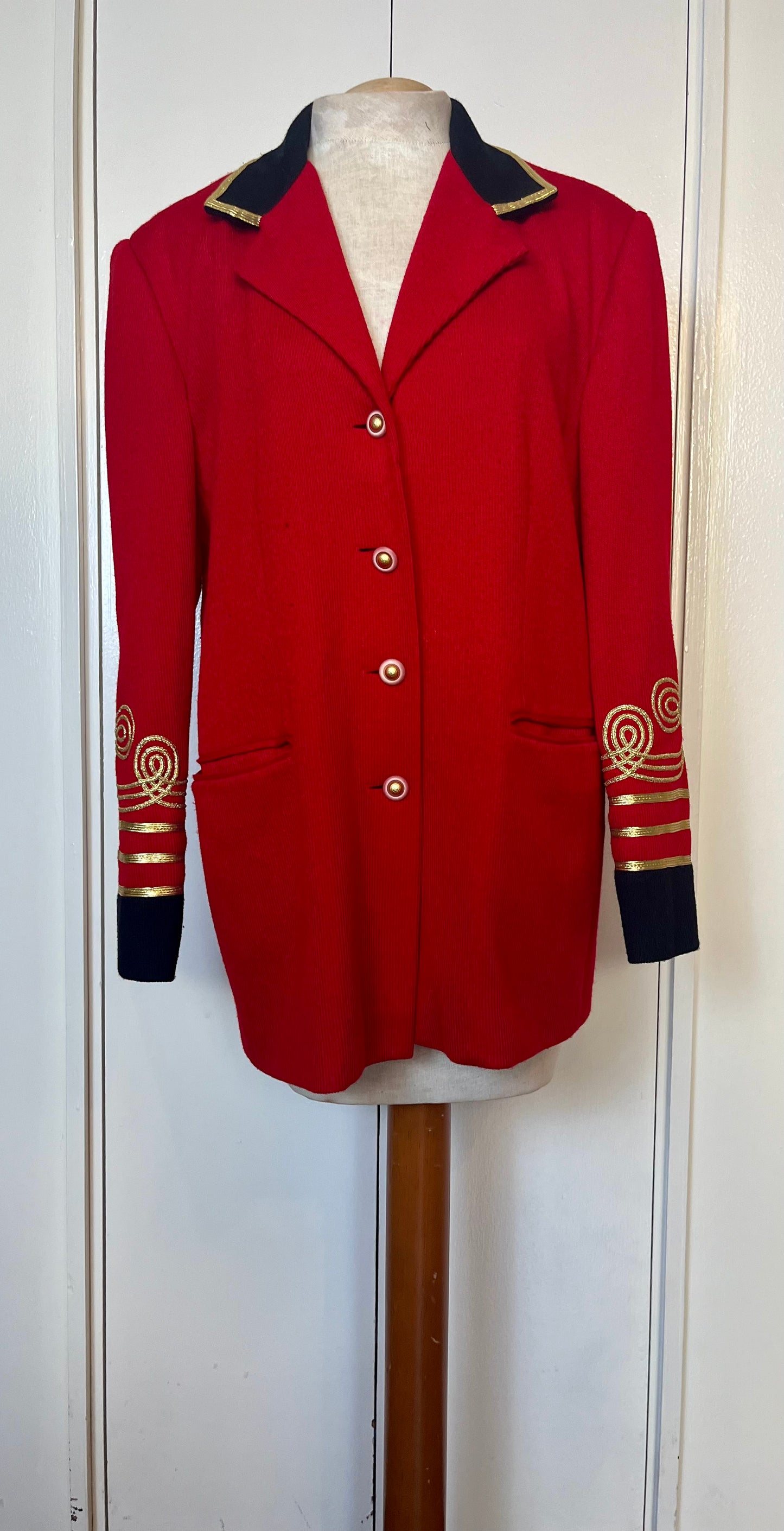 Vintage "Focus 2000 by Charles Uluech" Red Master of Ceremonies Jacket