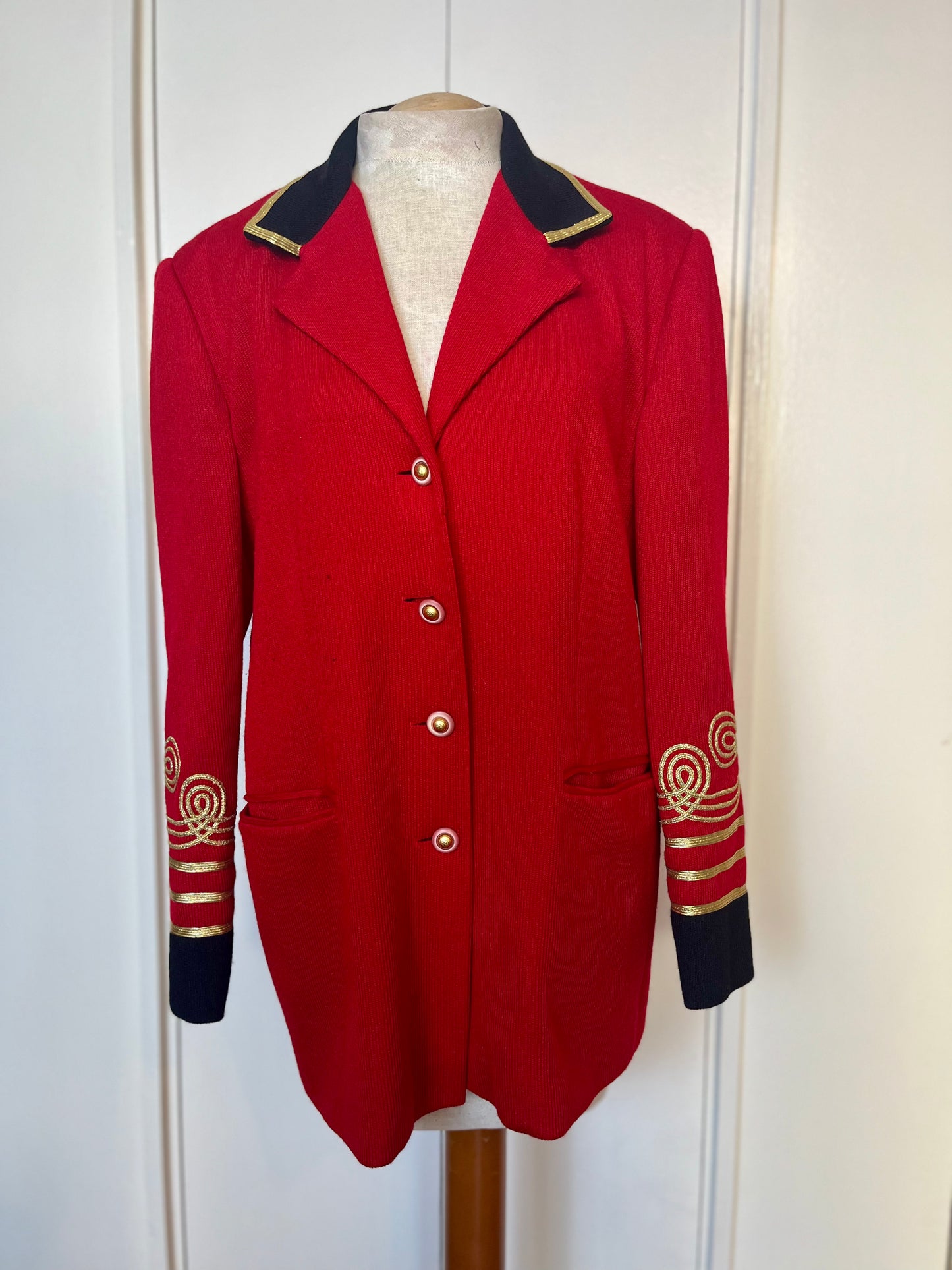 Vintage "Focus 2000 by Charles Uluech" Red Master of Ceremonies Jacket