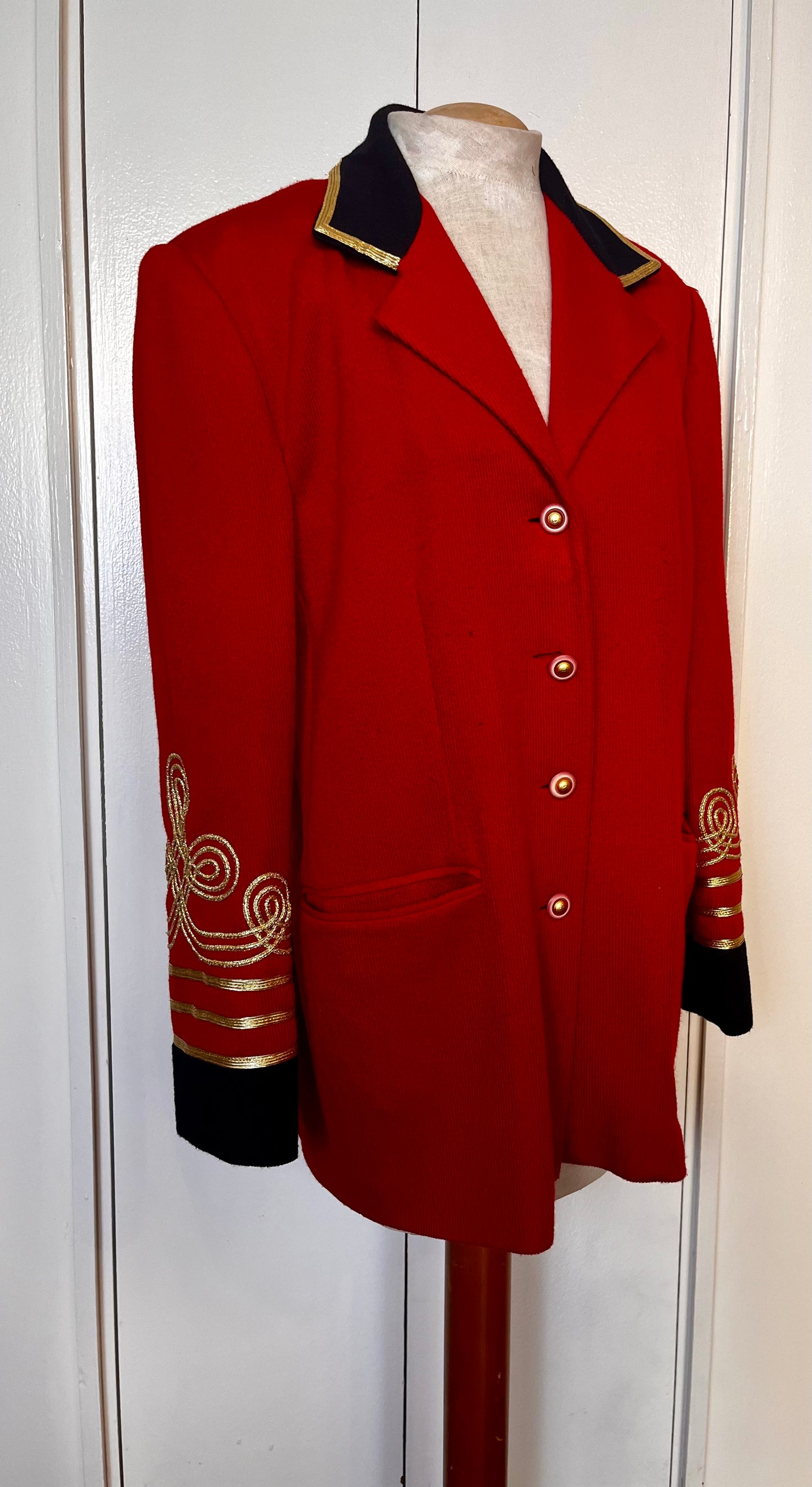 Vintage "Focus 2000 by Charles Uluech" Red Master of Ceremonies Jacket