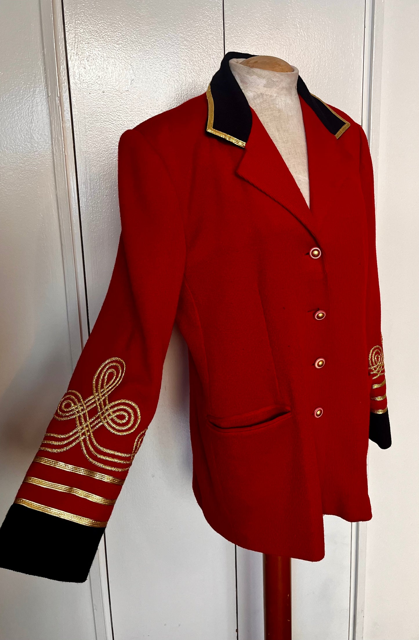 Vintage "Focus 2000 by Charles Uluech" Red Master of Ceremonies Jacket