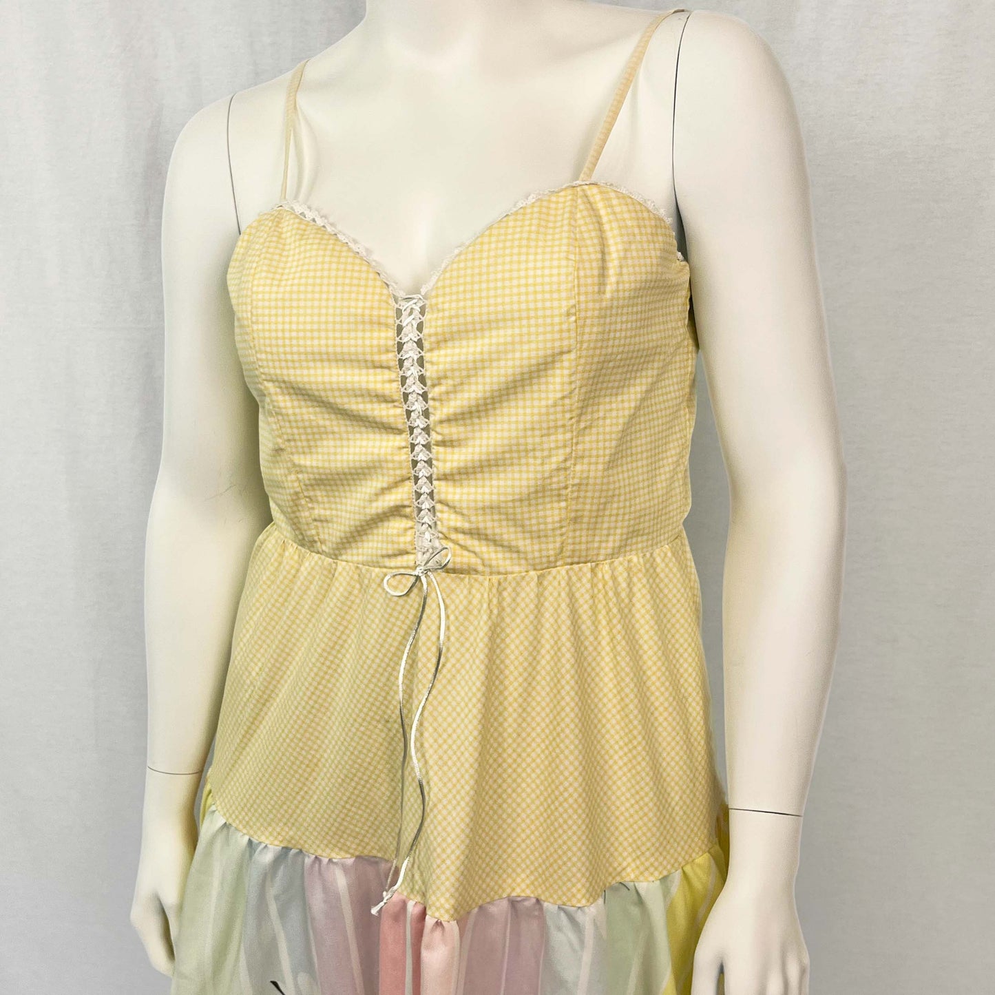 Picnic Sundress w/ Tiered Skirt (Size M)