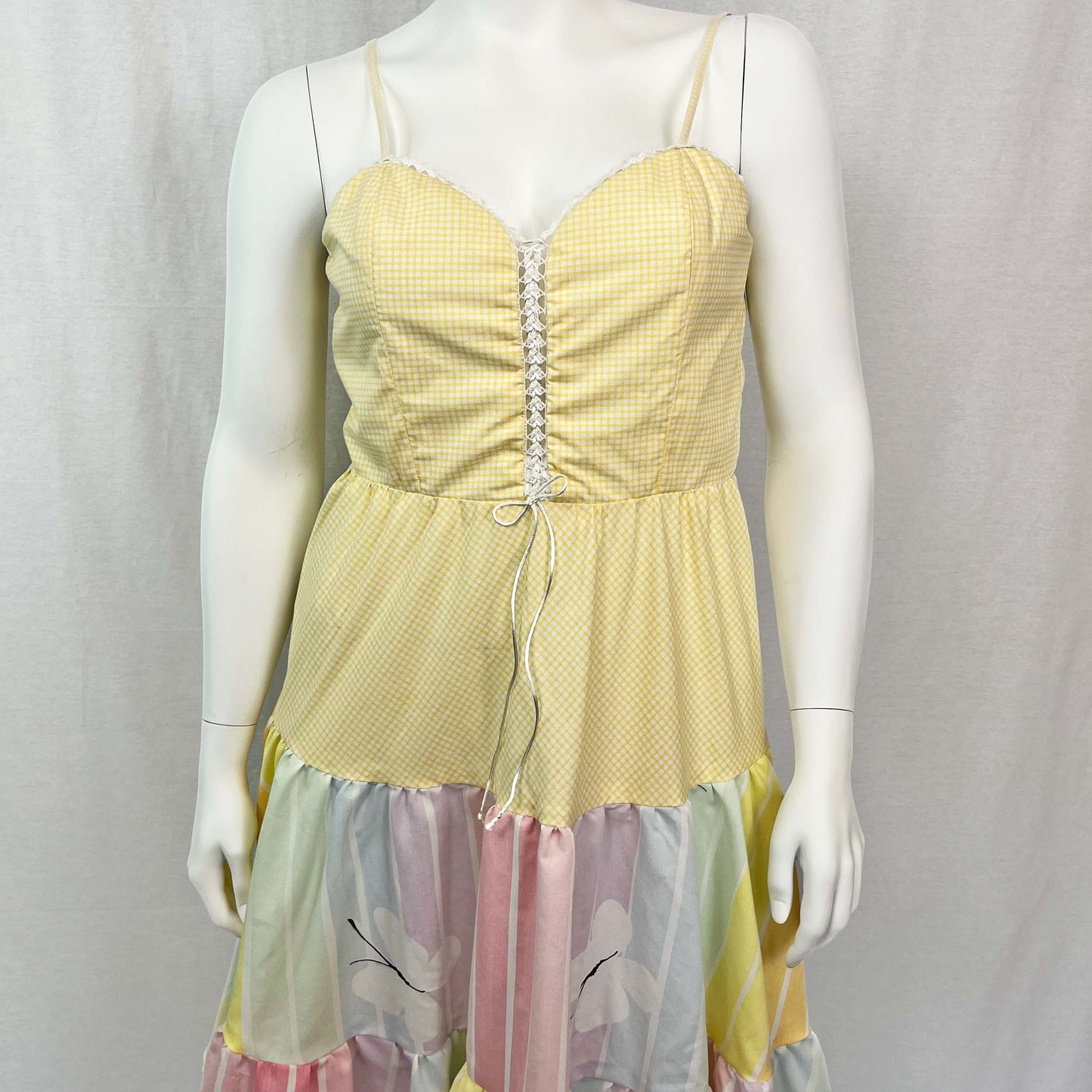 Picnic Sundress w/ Tiered Skirt (Size M)